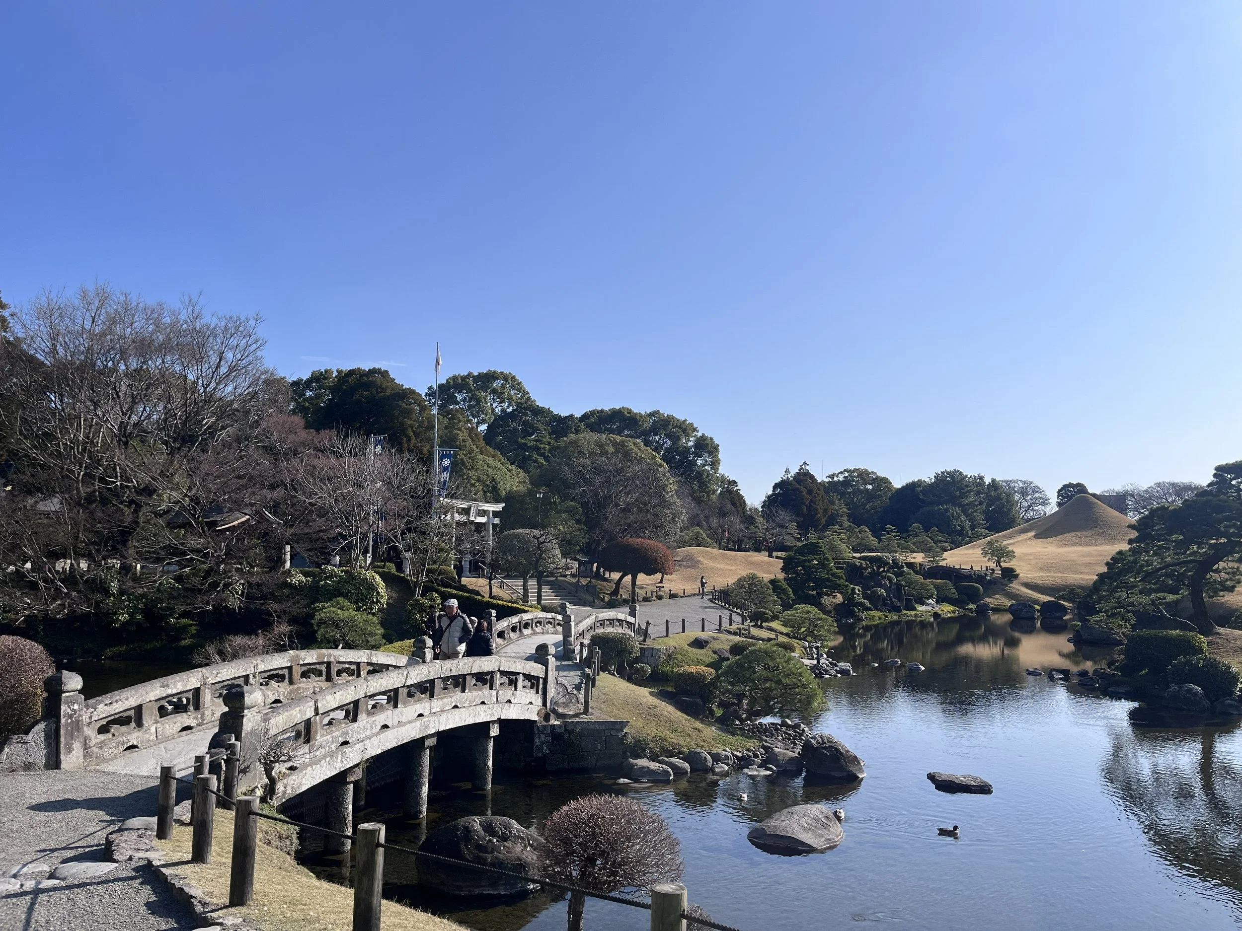 zahrada Suizen-ji, Kumamoto