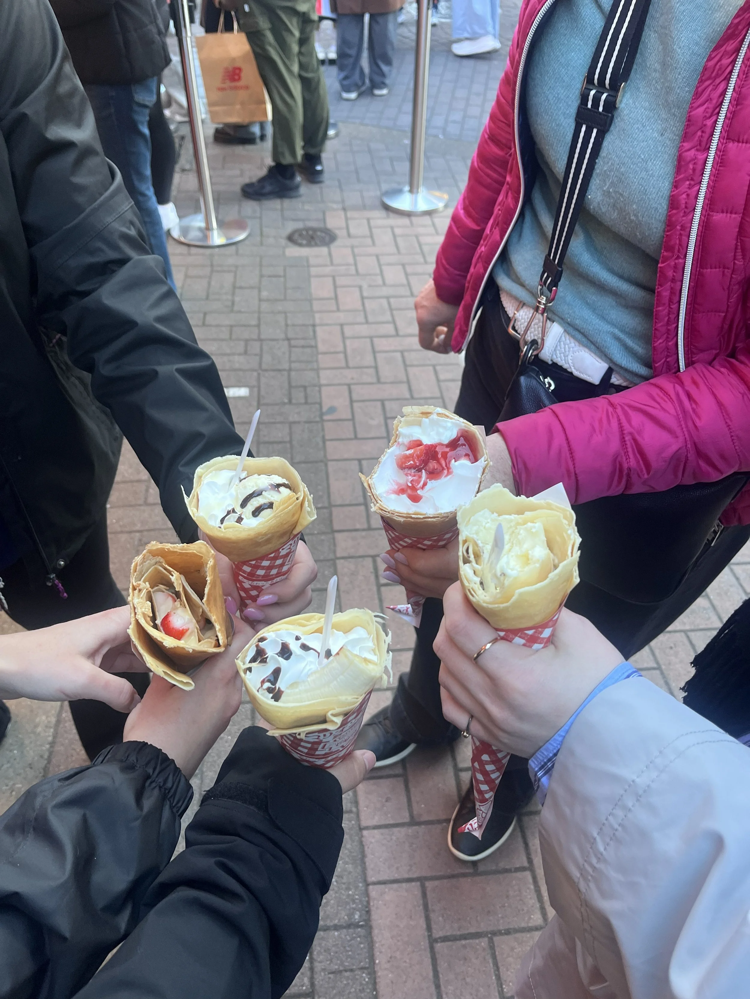Harajuku crepes, plněné palačinky 