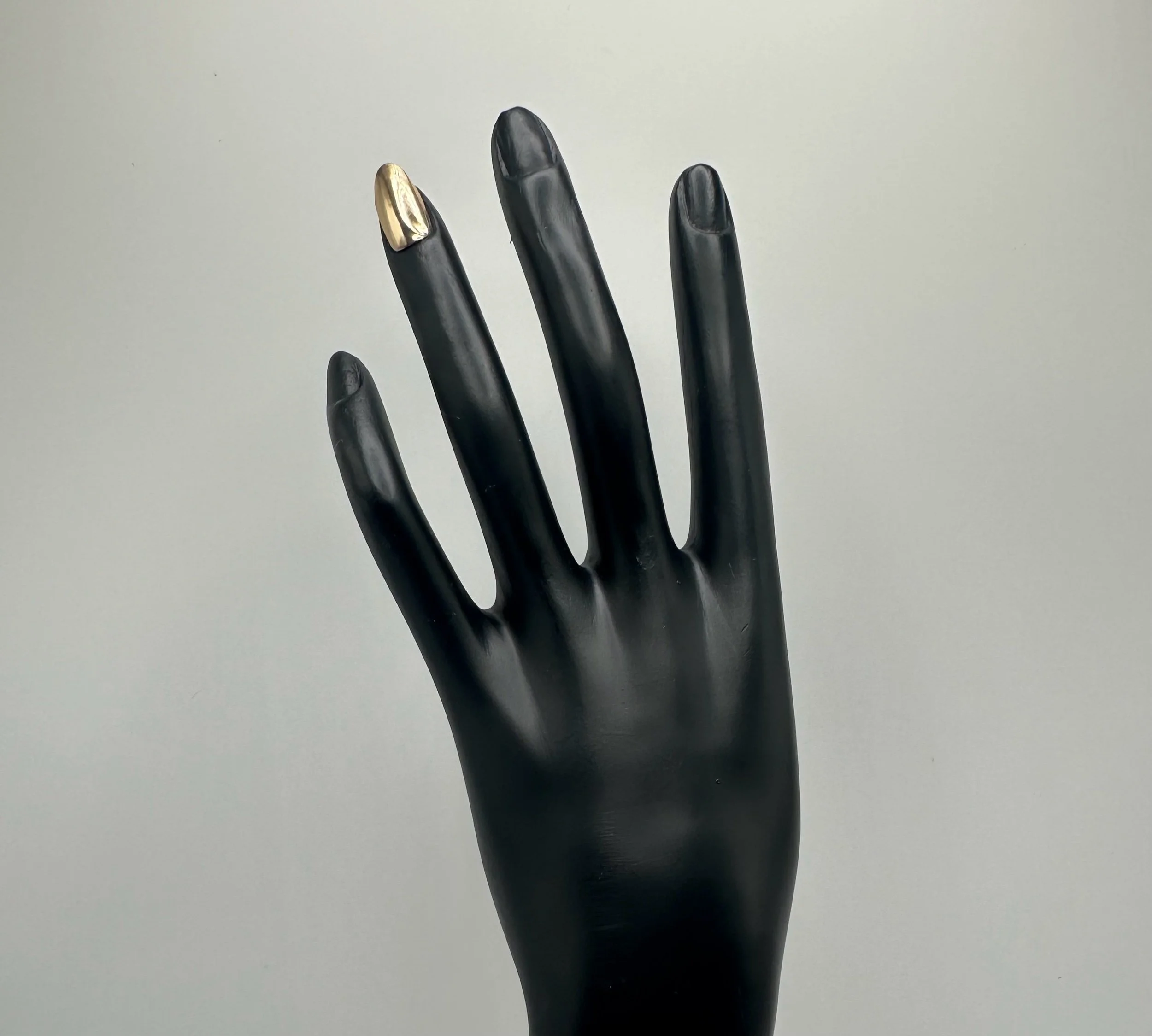 Vintage 14K Gold Press-On Fingernail