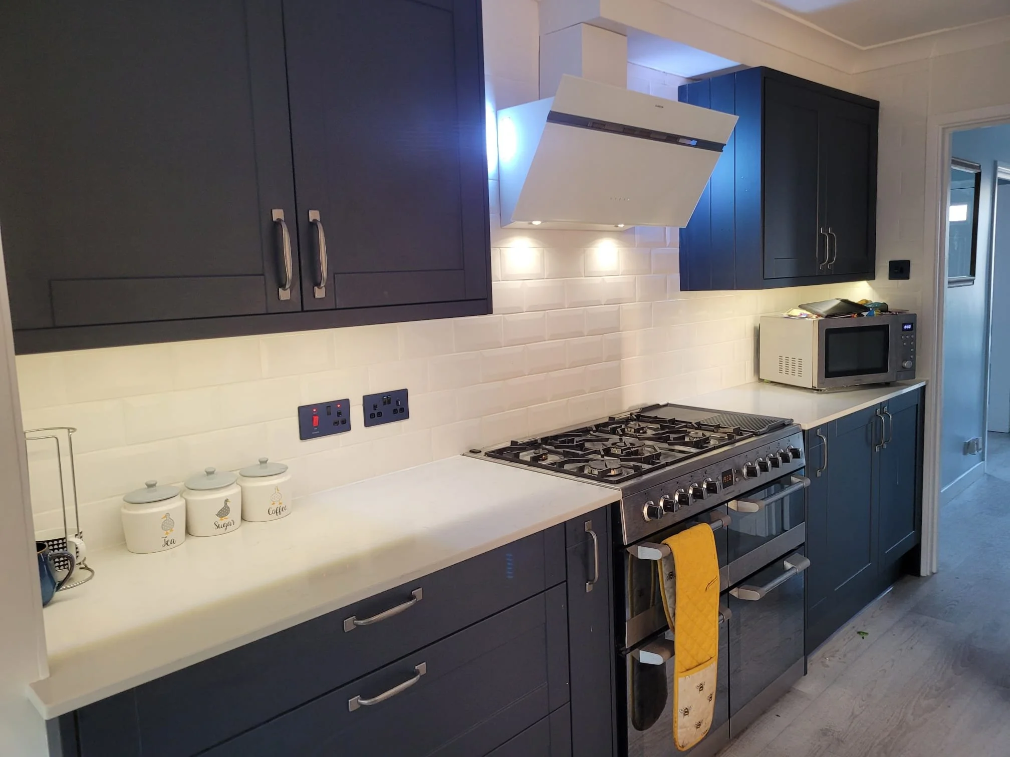 A kitchen we fitted with Eletrics