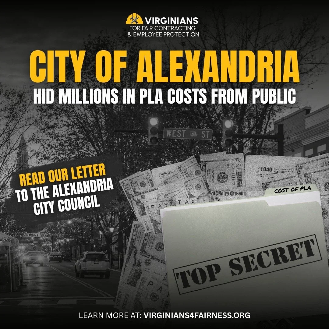 City of Alexandria Hid Millions in PLA Costs from Public