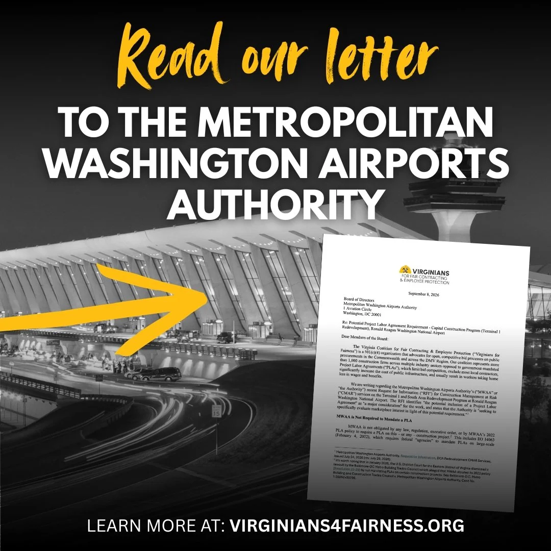 Read Our Letter to the Metropolitan Washington Airports Authority
