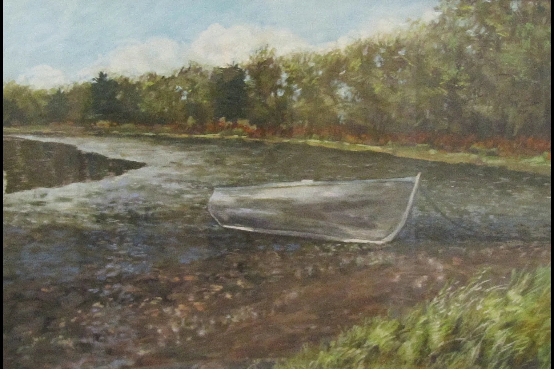 Metal Boat/Low Tide