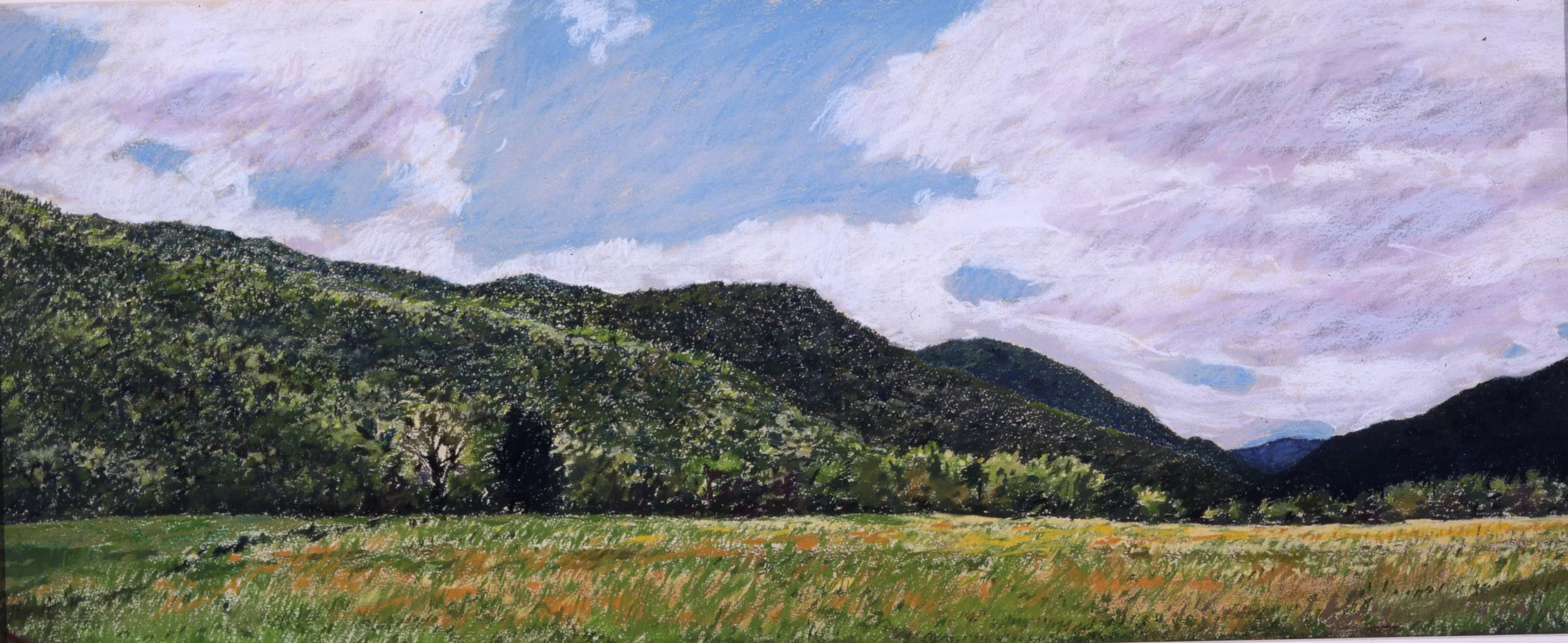 Narrow Gap-Pastel Landscape-Sold