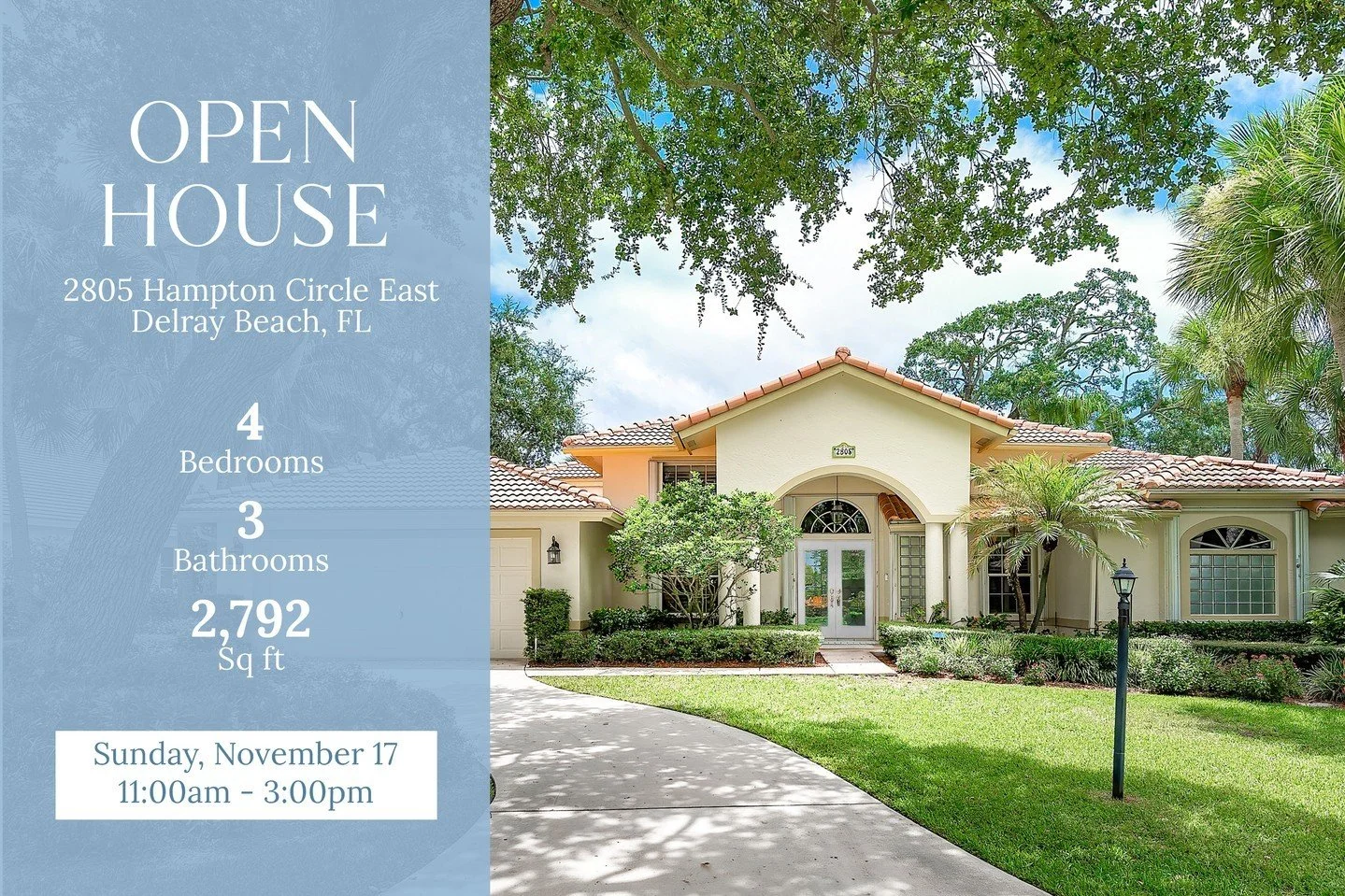 🌟 OPEN HOUSE THIS SUNDAY &ndash; 11:00am &ndash; 3:00pm 🏡✨

Discover the charm of 2805 Hampton Circle East, nestled in the highly sought-after gated community of Andover. This 4-bedroom, 3-bathroom home spans 2,792 sq. ft. of beautifully designed l