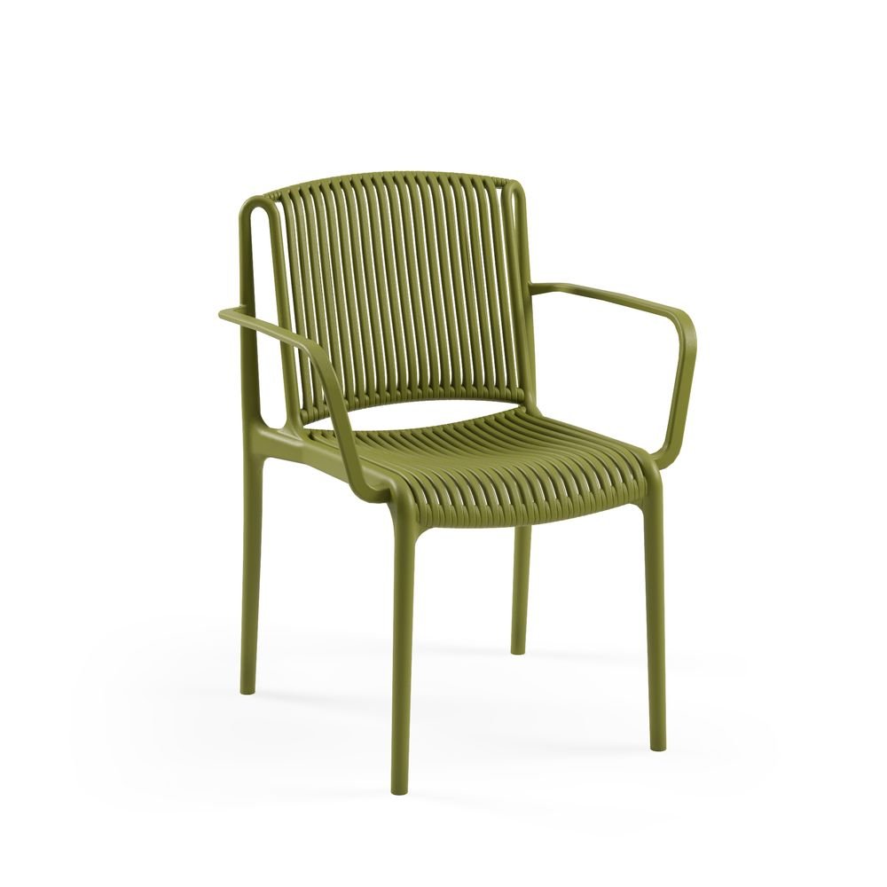 NES XL ARMCHAIR | Indoor / Outdoor Suited | Stackable Up To: 4 pcs | Color: Khaki