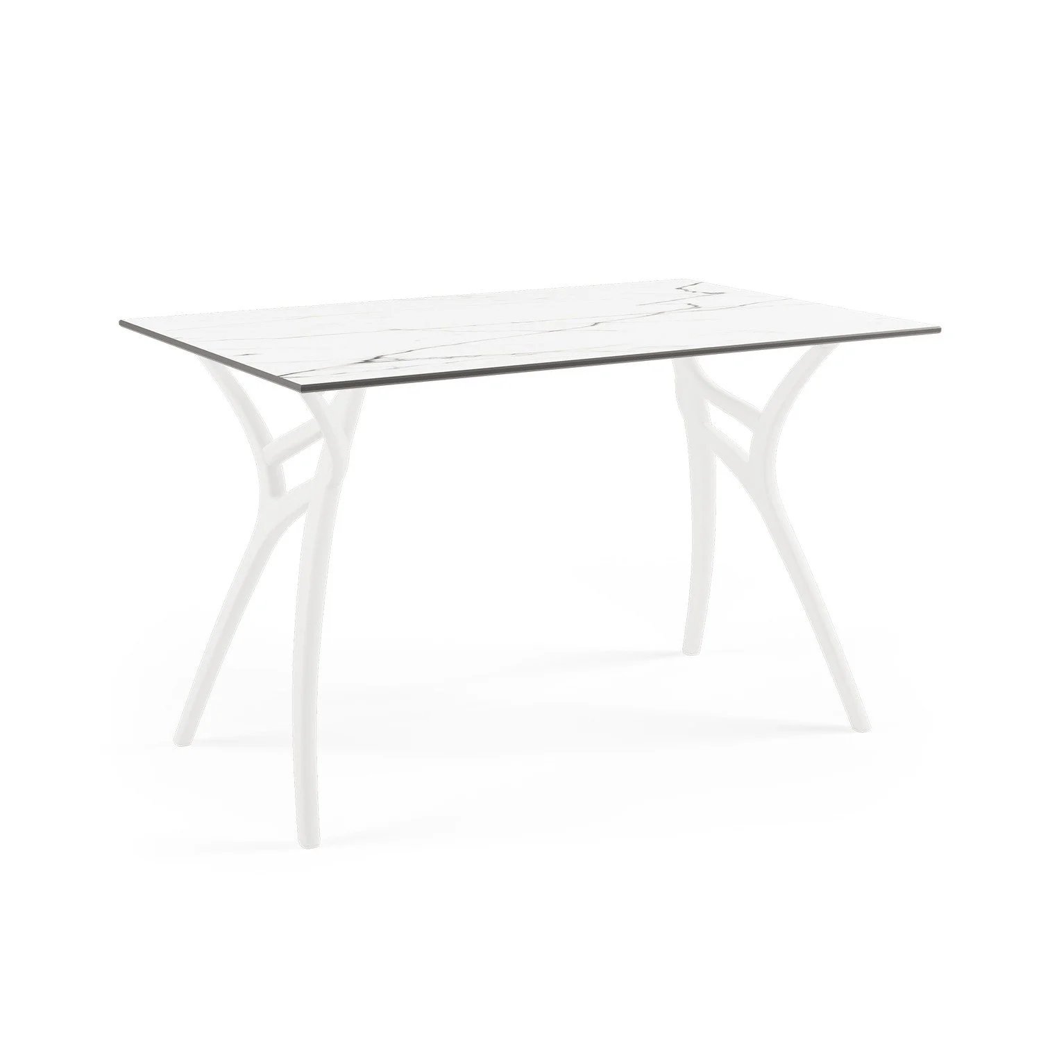 HPL White Marble Leg Ivory White