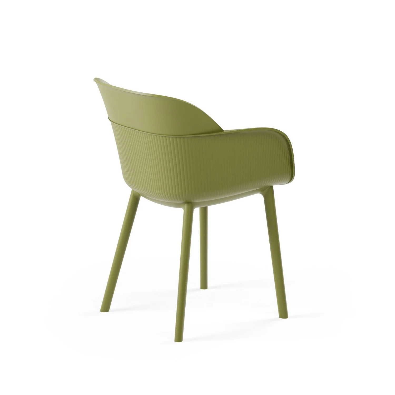Shell-P Armchair Khaki