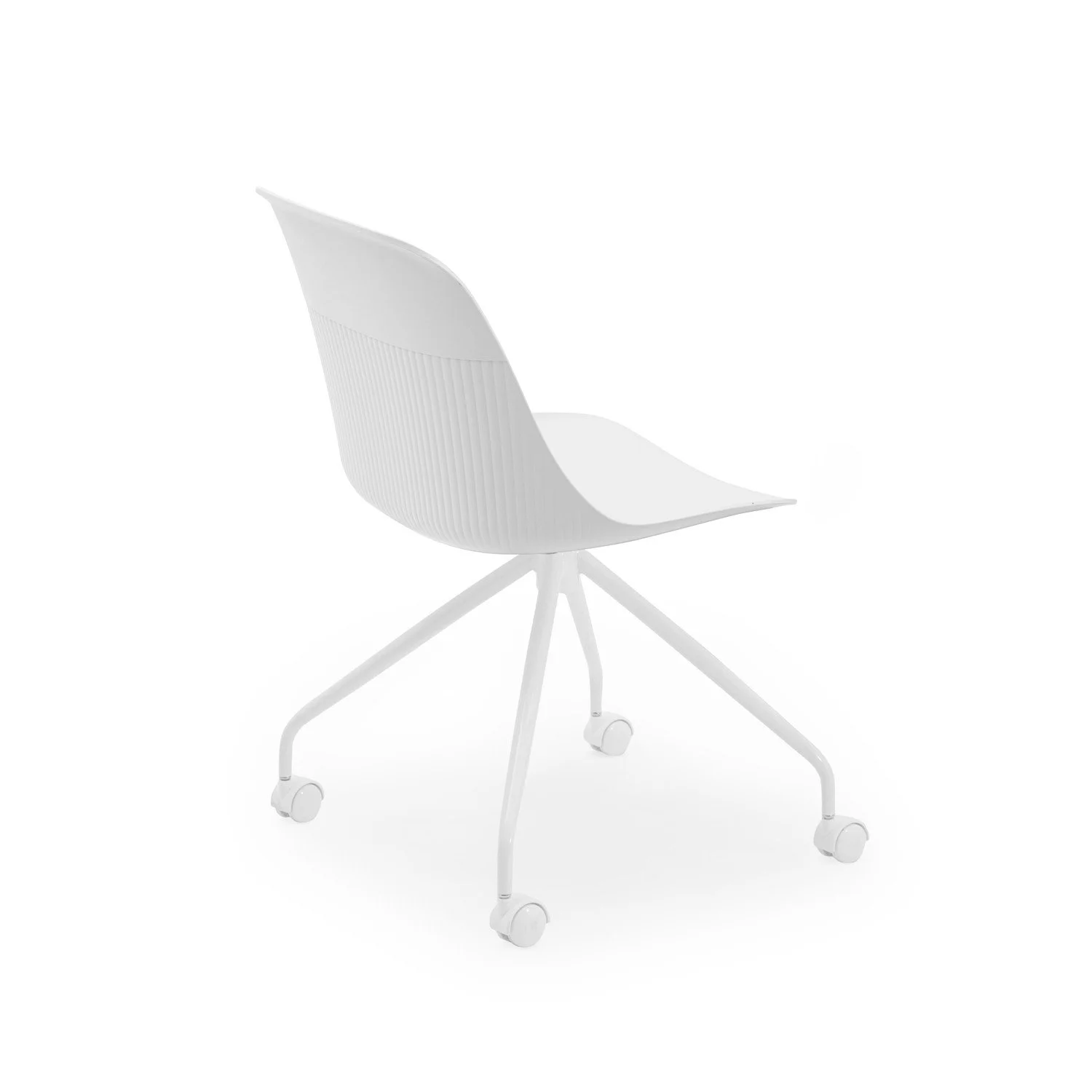 Shell-O Chair Ivory White back