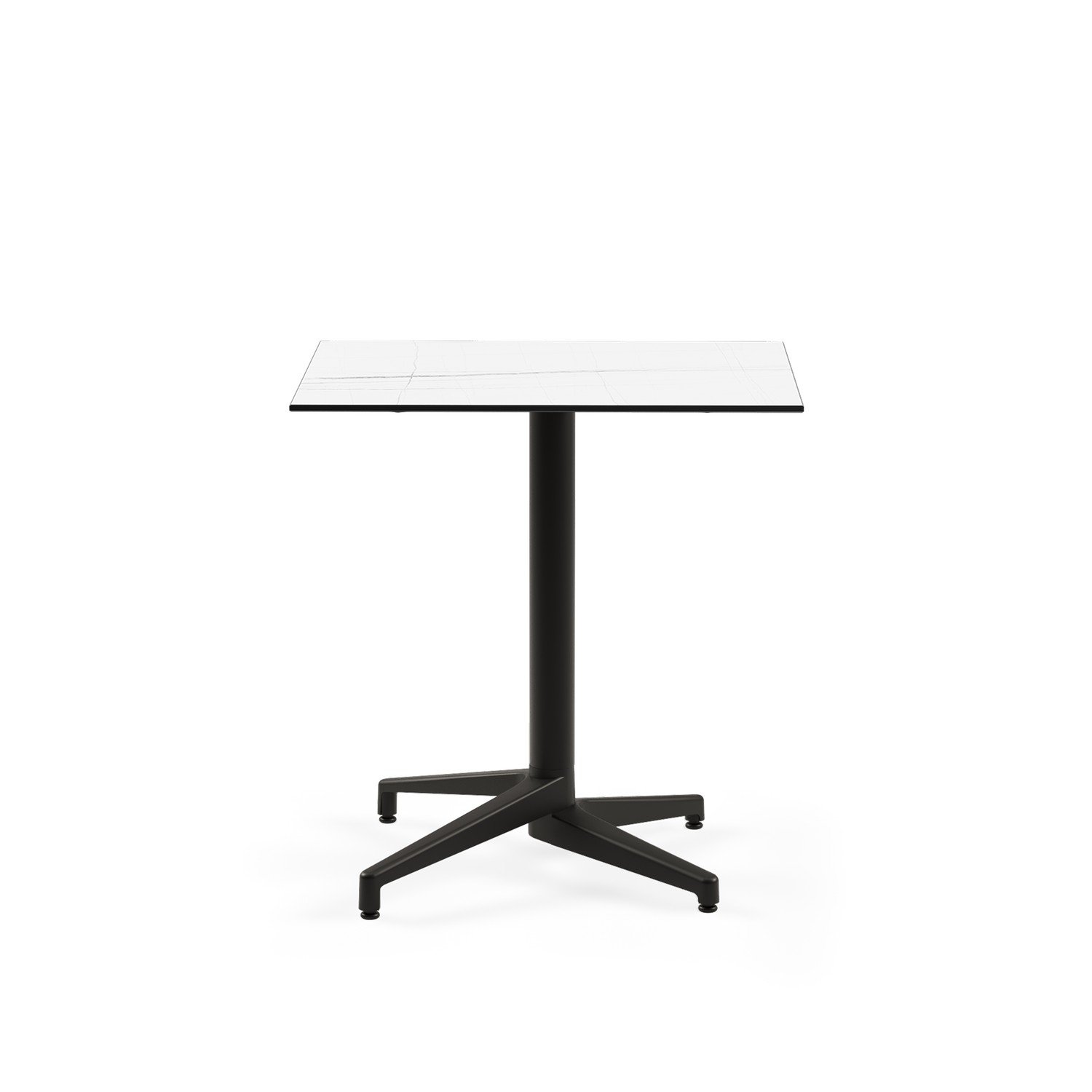 HPL White Marble Base Black