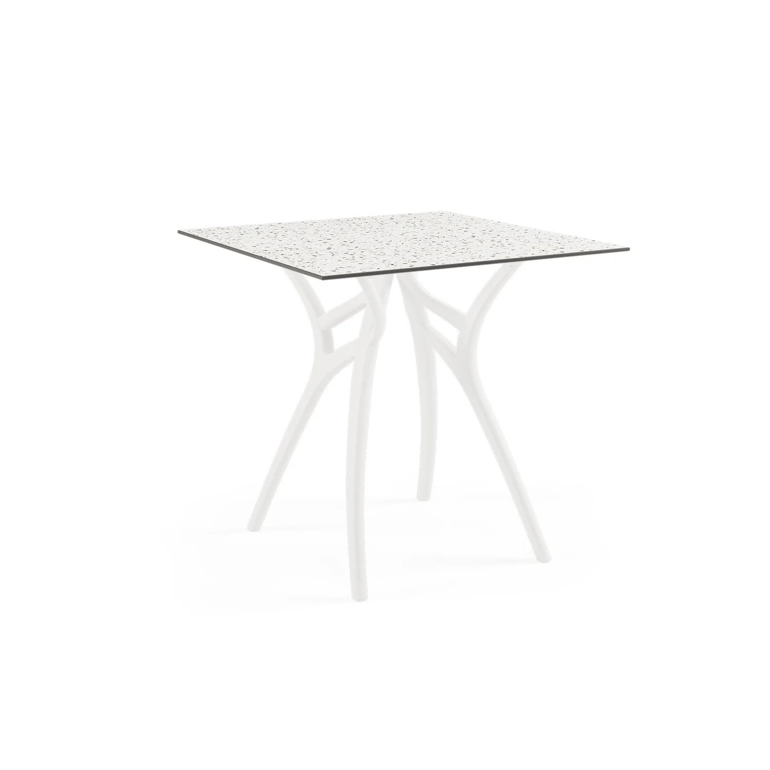 HPL Terrazzo Leg White