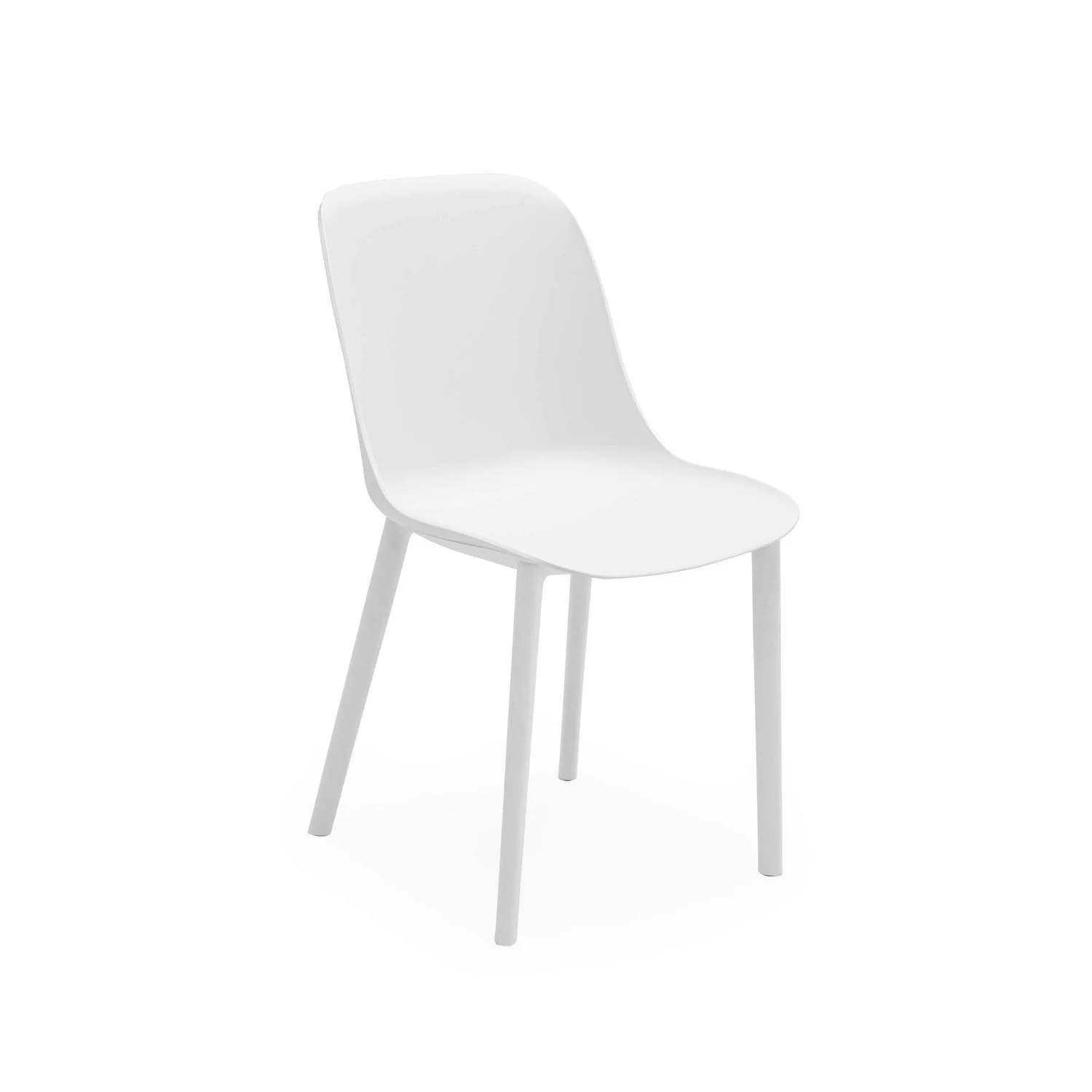 Shell-P Chair Ivory White