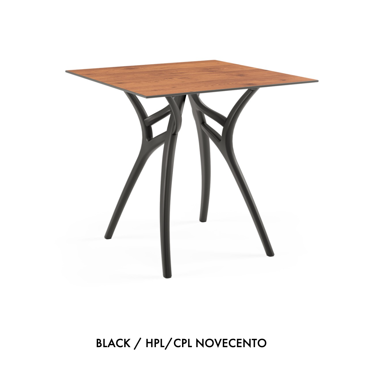 TABLE: IVY-L SQUARE 77x77cm & 90x90cm | Available Tabletop Sizes: 30.3" x 30.3" & 35.4" x 35.4" | Indoor / Outdoor Suited