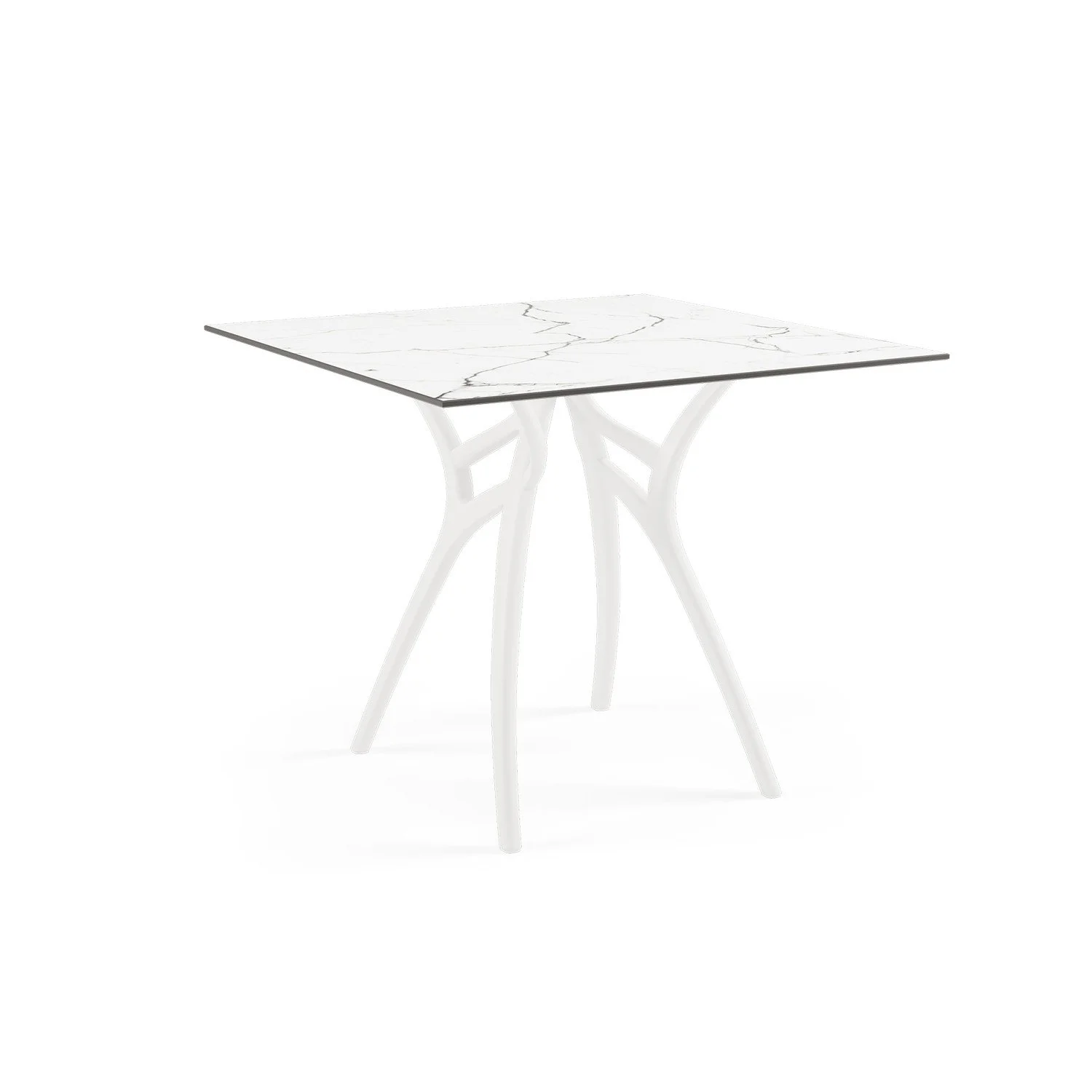 HPL White Marble Leg Ivory White