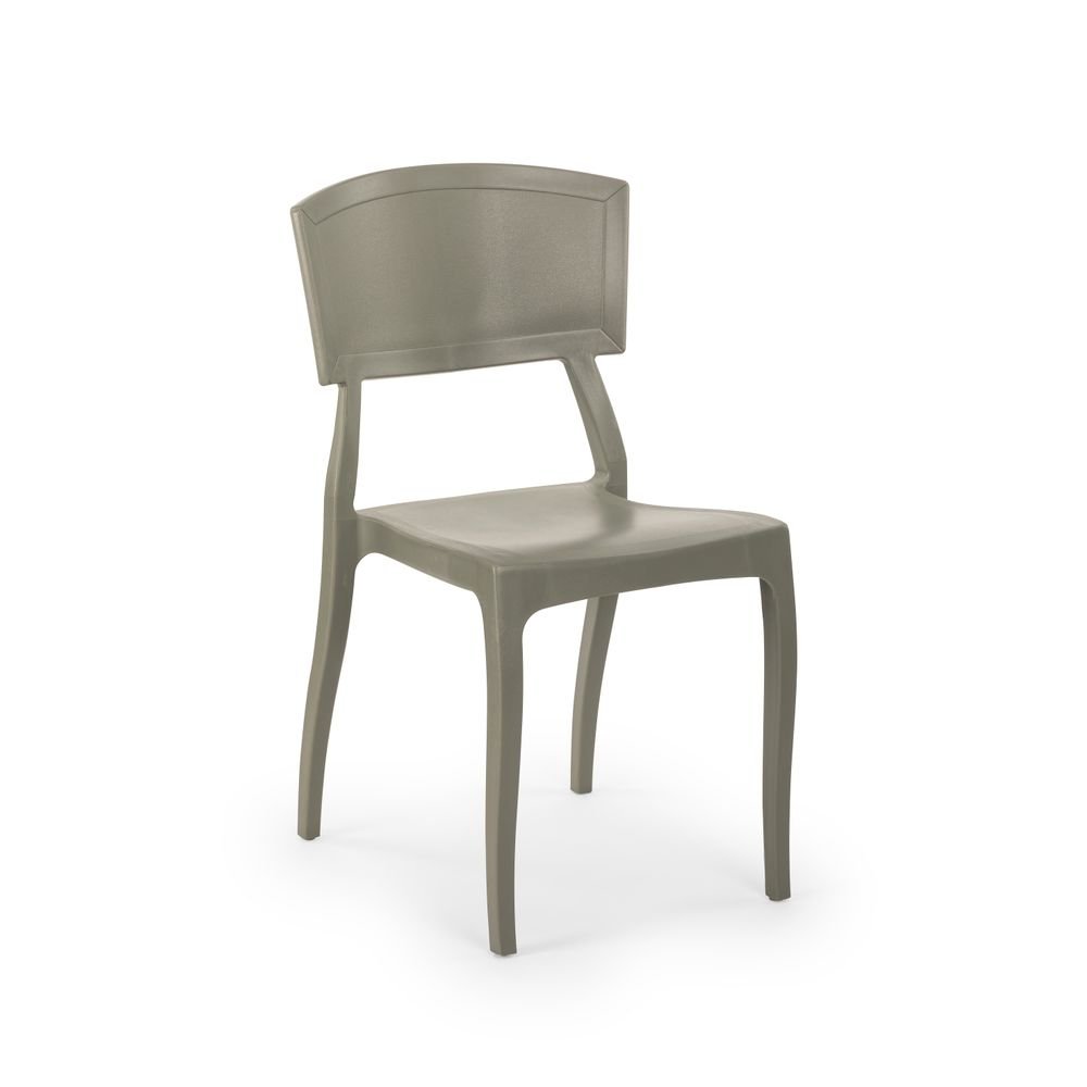 ORIENT CHAIR | Indoor / Outdoor Suited | Stackable Up To: 6 pcs | Color: Cement Grey