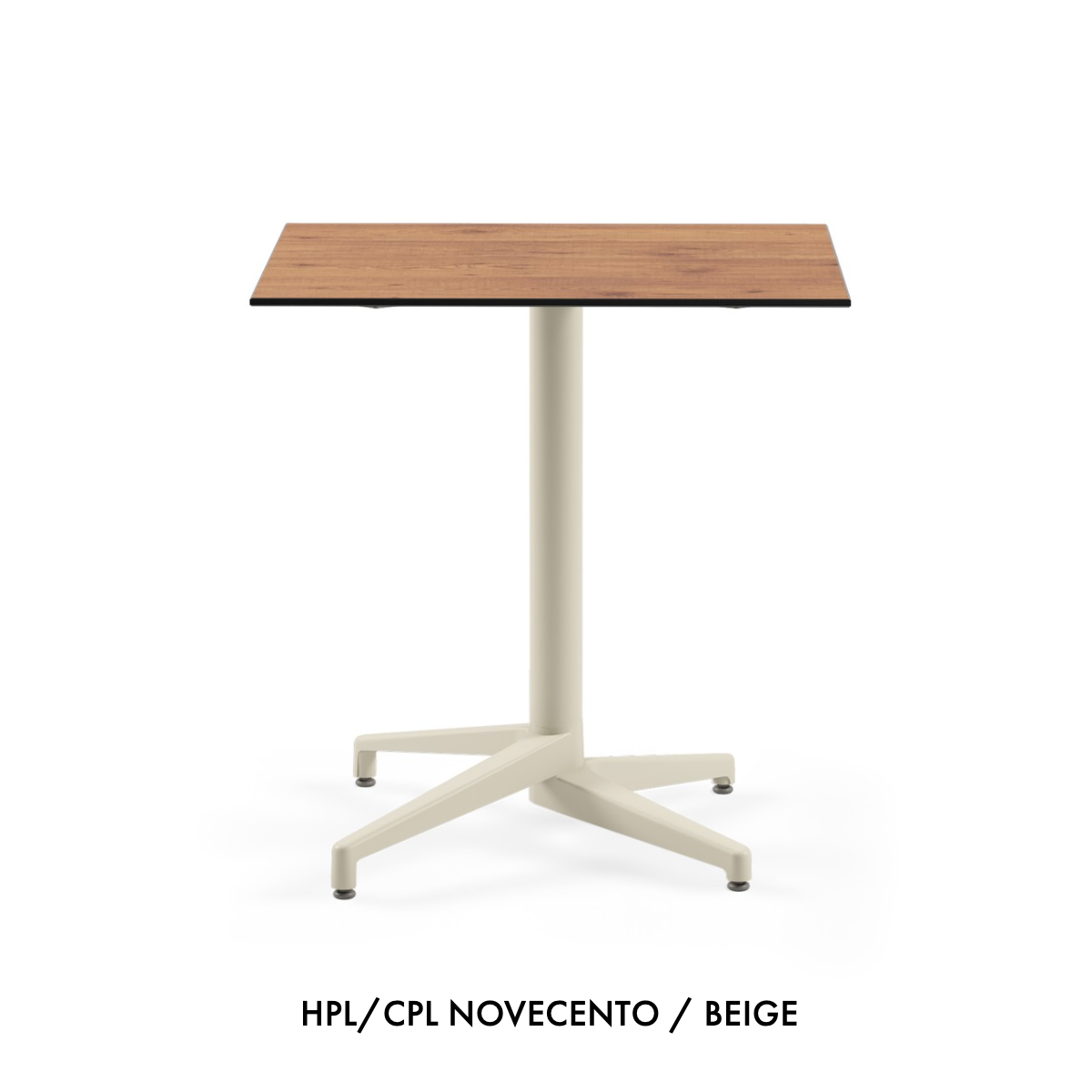 MOON-C SQUARE 77x77 | Tabletop Size: 30.3" x 30.3" | Available Table Base Features: Fixed / Foldable | Indoor / Outdoor Suited