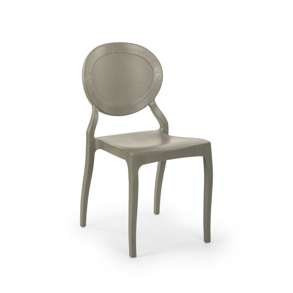 ROTUS CHAIR | Indoor / Outdoor Suited | Stackable Up To: 6 pcs | Color: Cement Grey