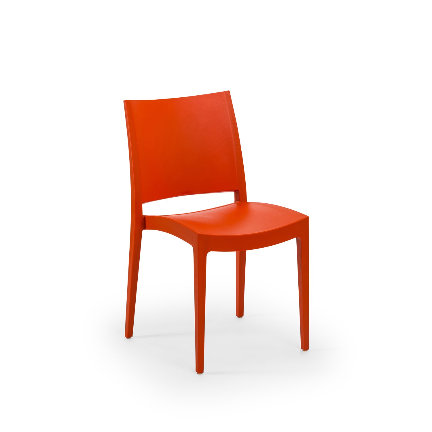 SPECTO CHAIR | Indoor / Outdoor Suited | Stackable Up To: 6 pcs | Color: Orange