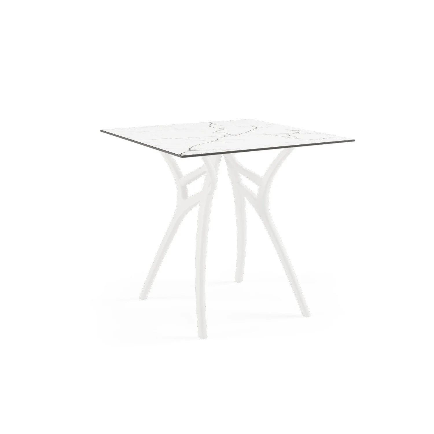 HPL White Marble Leg White