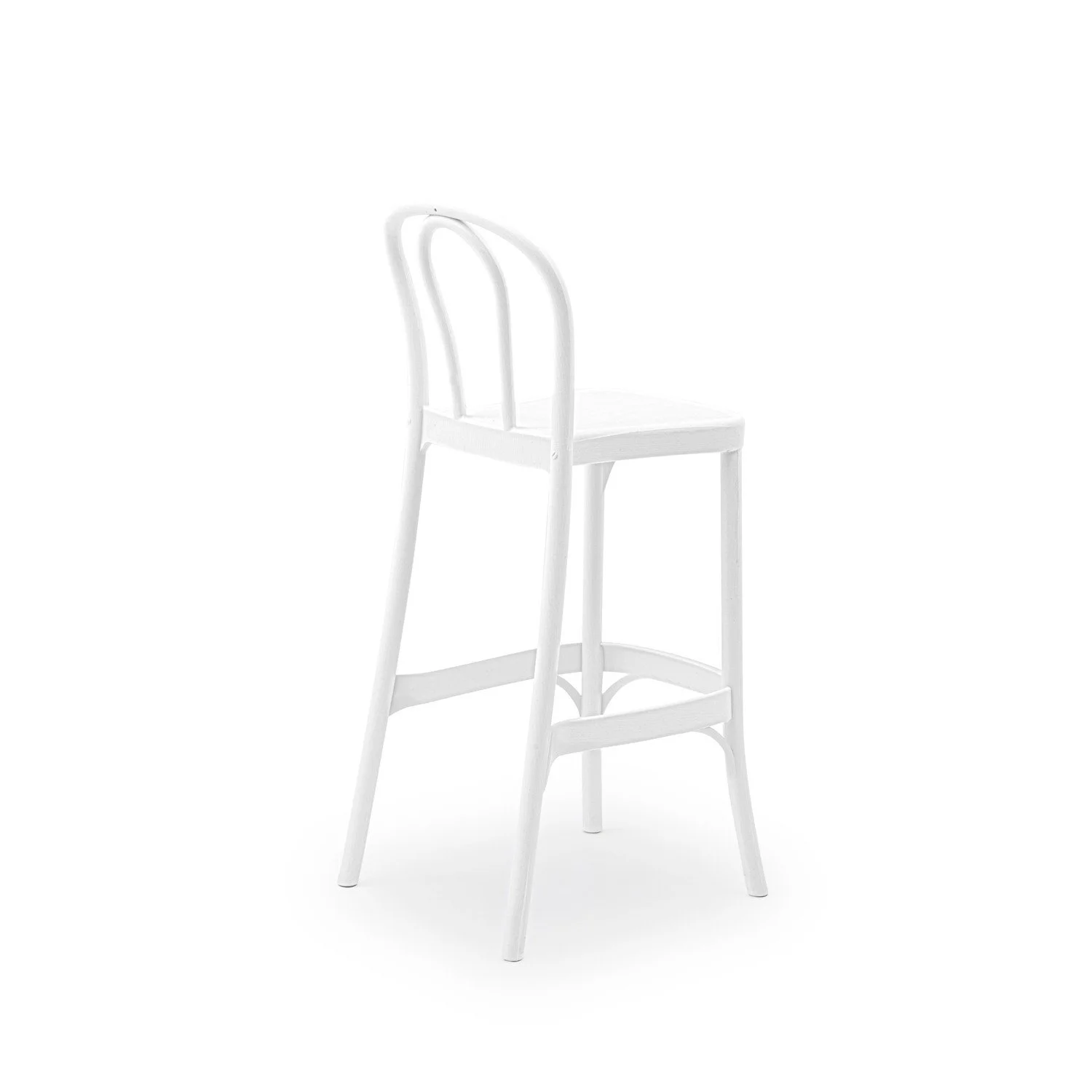 Sozo Bar Stool Ivory White back