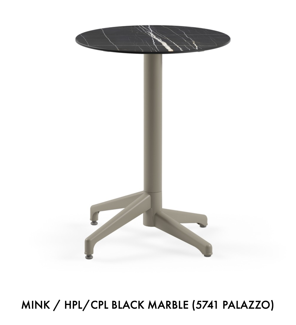 TABLE MOON-C 60cm | - Indoor / Outdoor Suited | Tabletop Size: 23.6" diameter