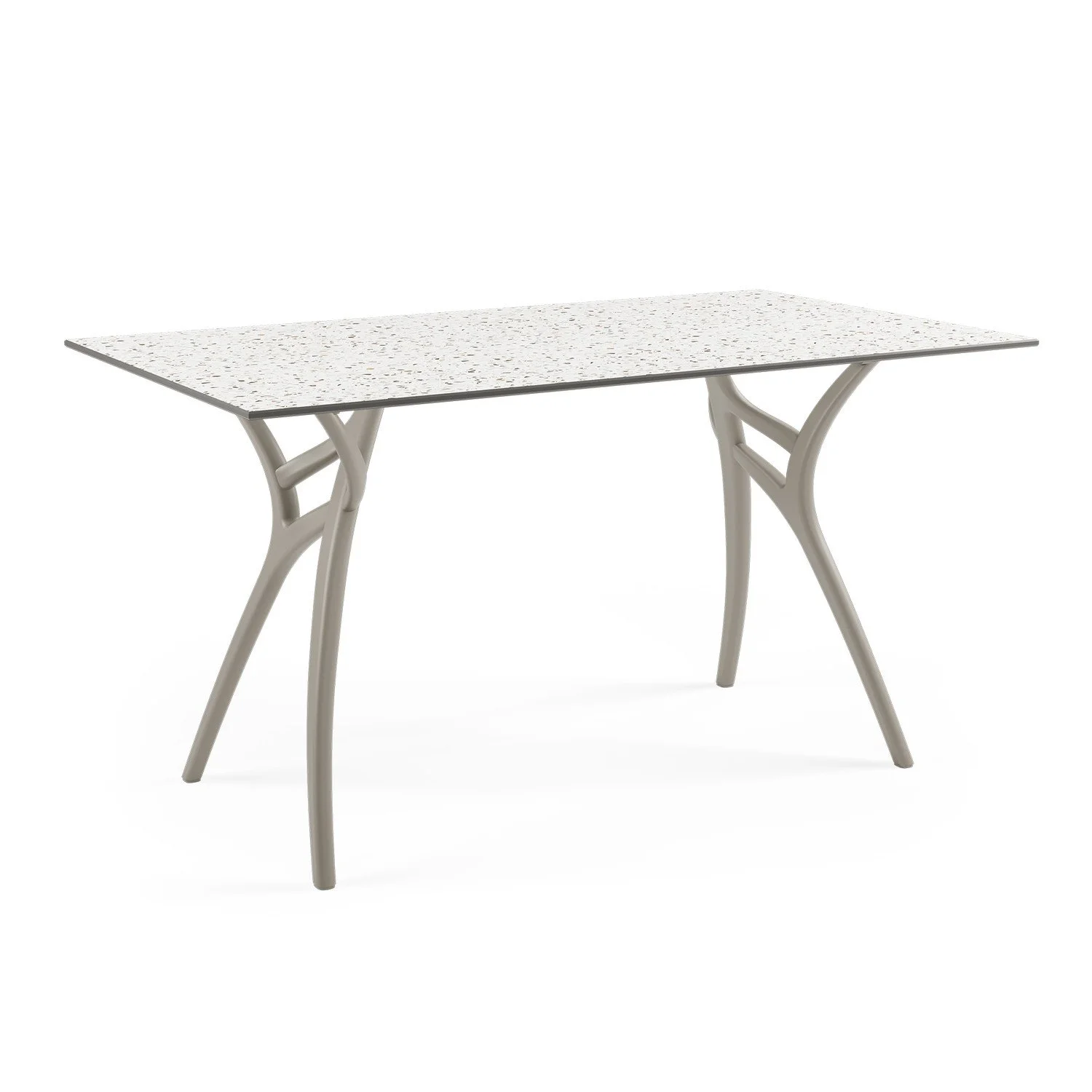 HPL Terrazzo Leg Mink