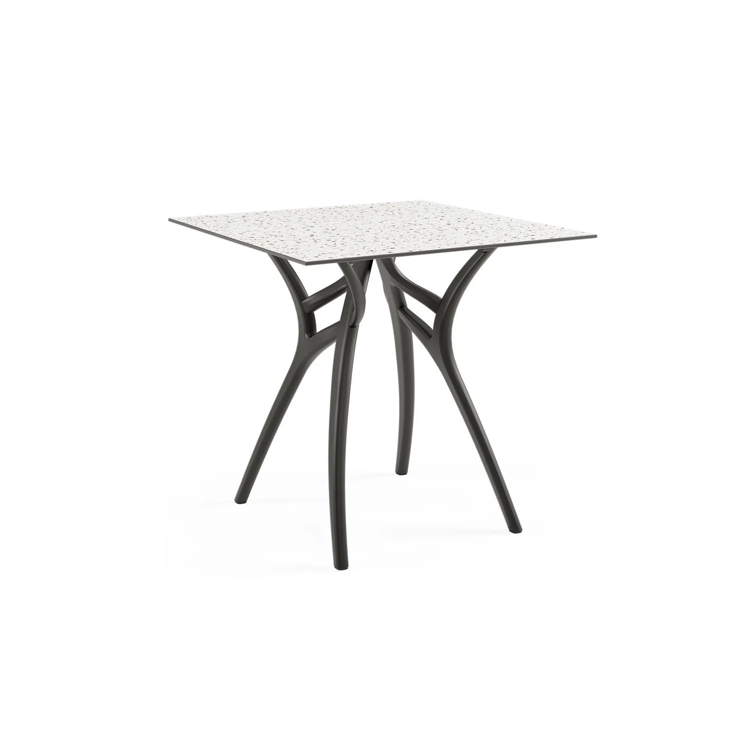 HPL Terrazzo Leg Black