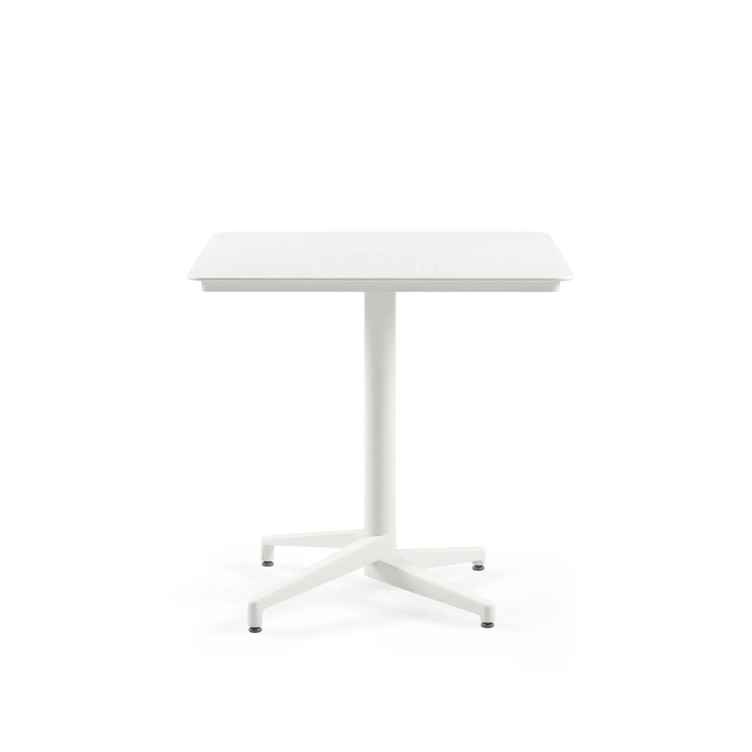 Table Moon 80x80cm Fixed Ivory White