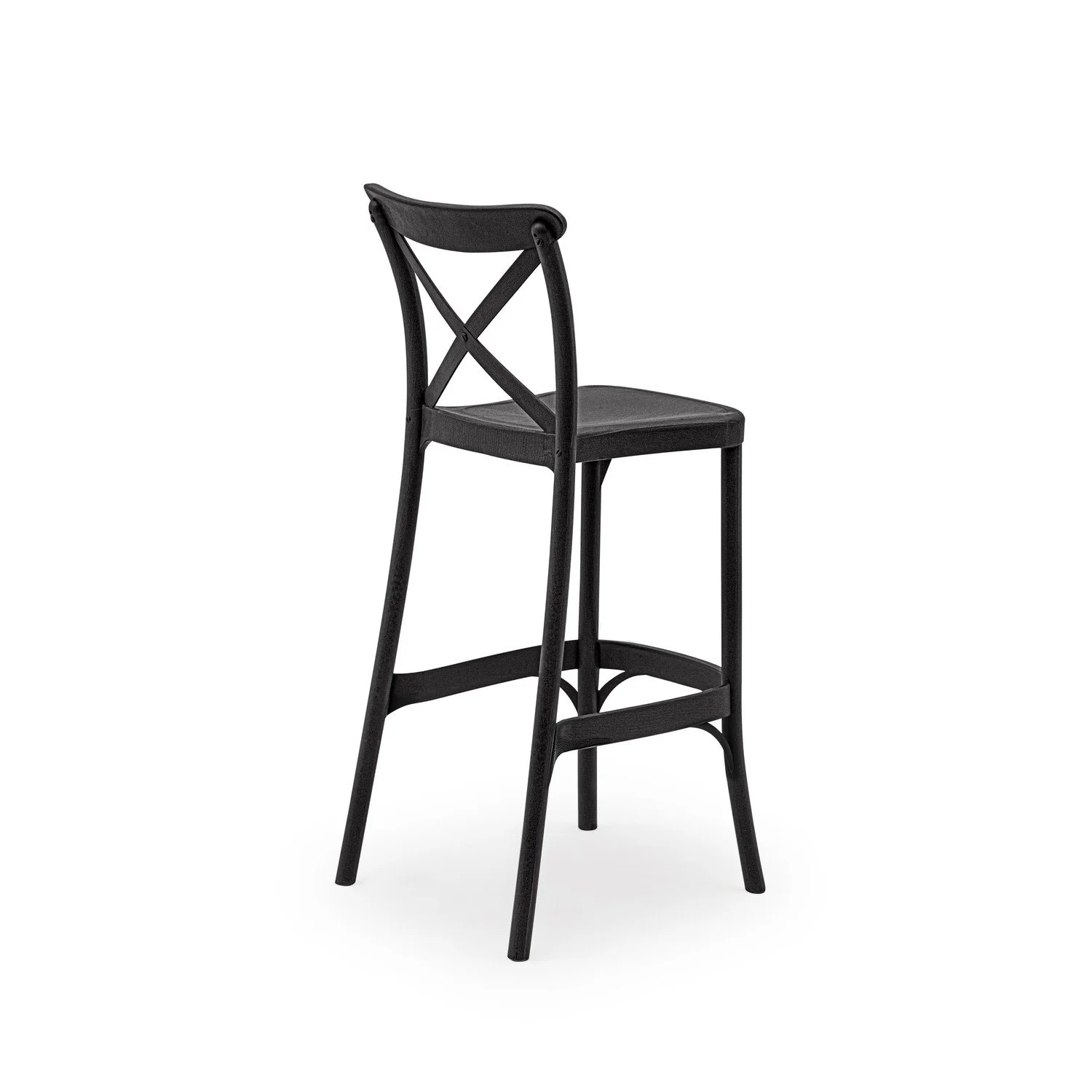 Capri Bar Stool Black back