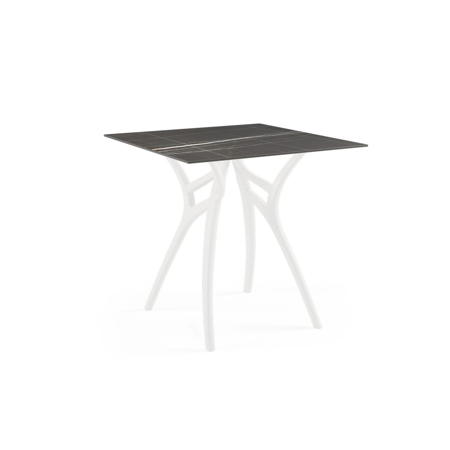 HPL Black Marble Leg White