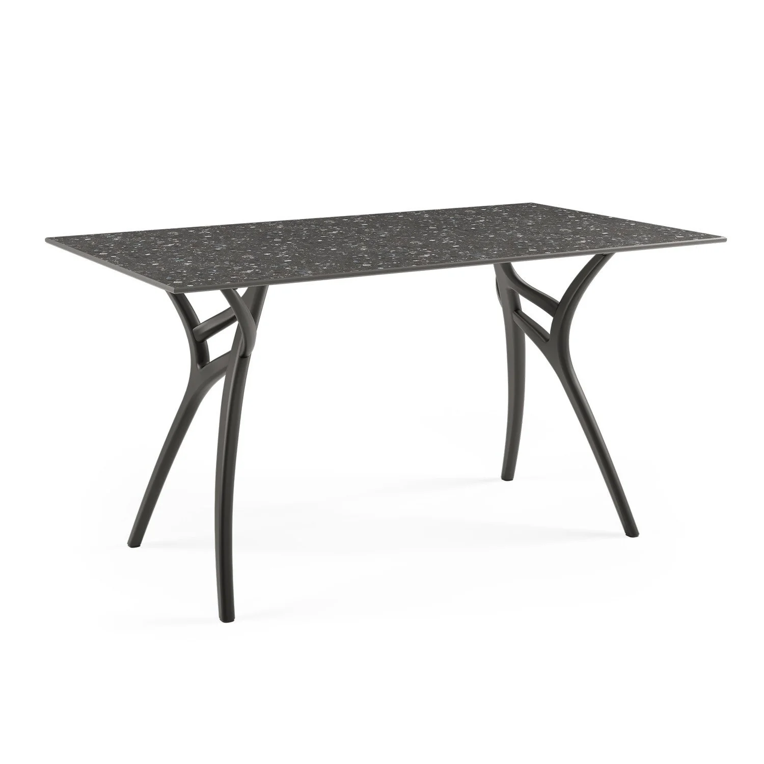 HPL Terrazzo Leg Black
