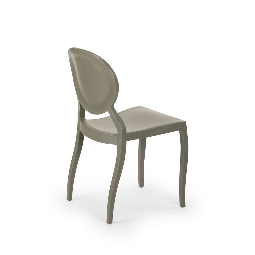 ROTUS CHAIR | Indoor / Outdoor Suited | Stackable Up To: 6 pcs | Color: Cement Grey