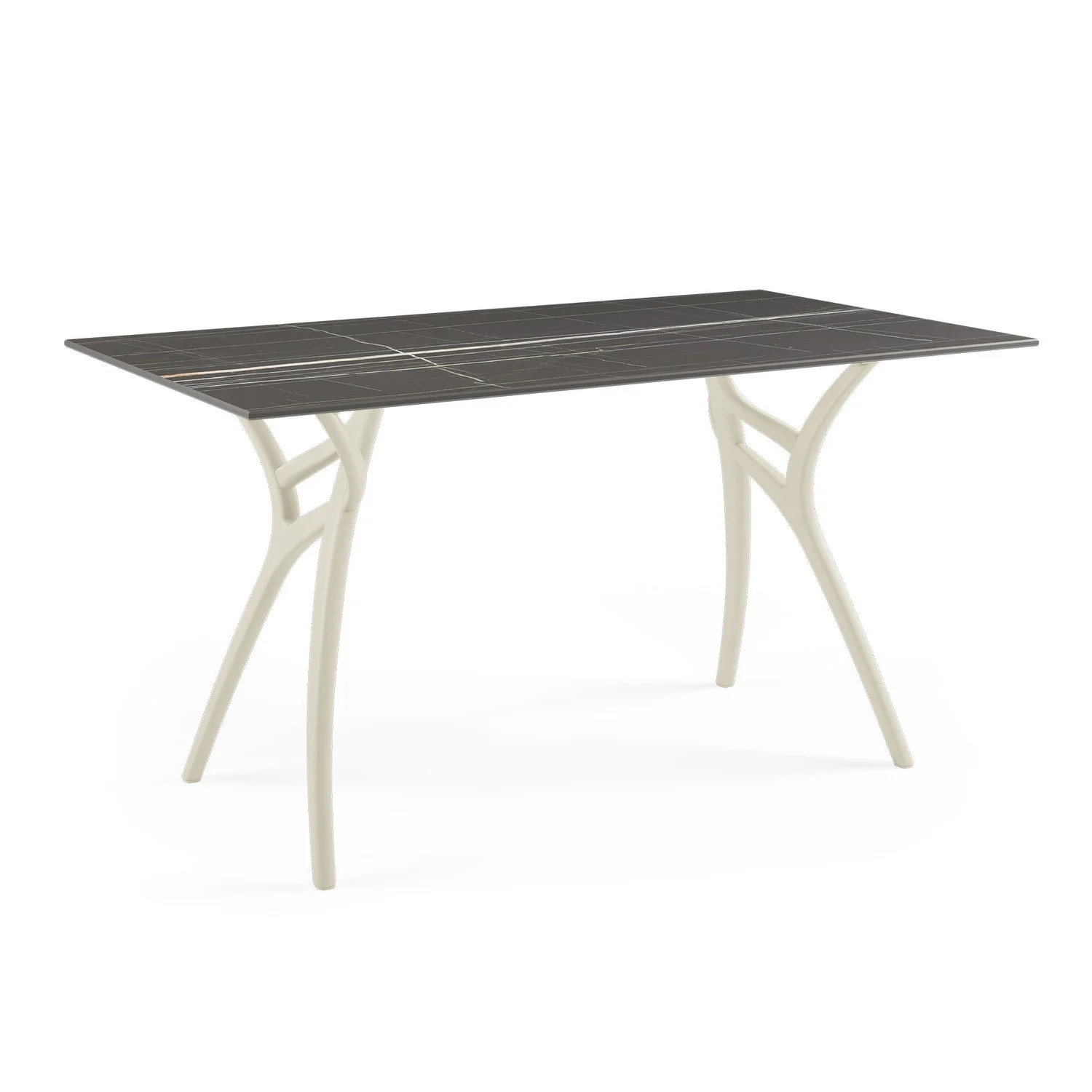 HPL Black Marble Leg Beige