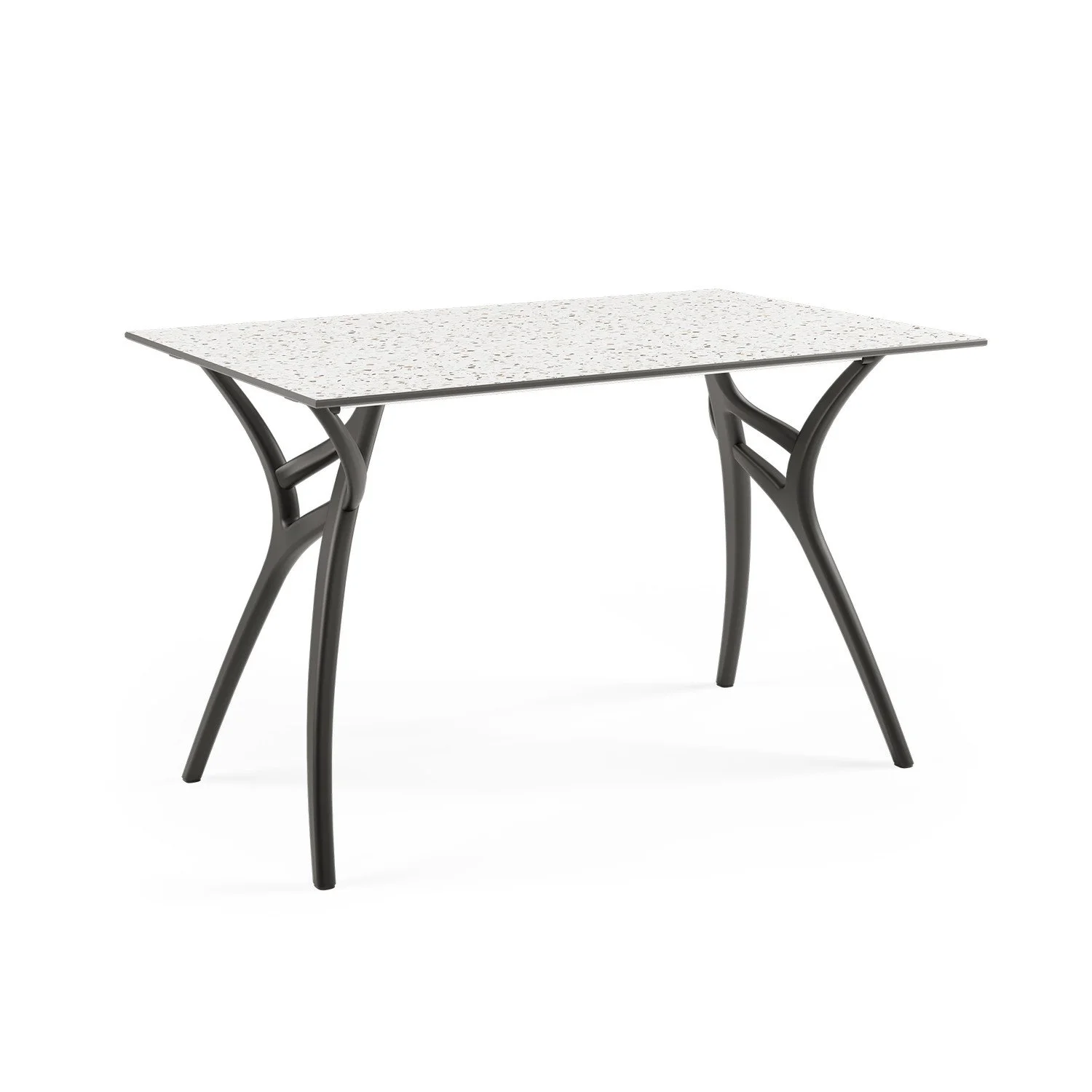HPL Terrazzo Leg Black