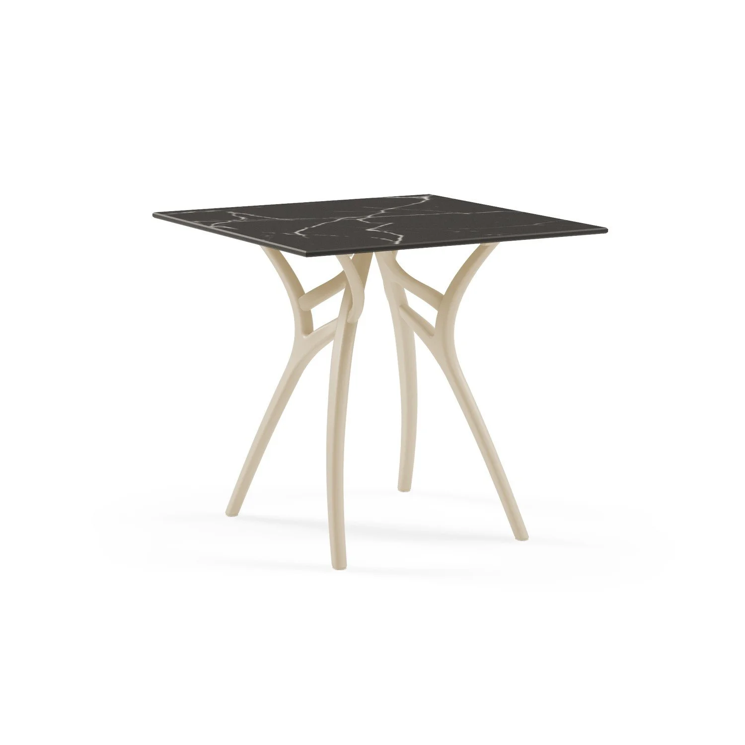 HPL Black Marble Leg Beige