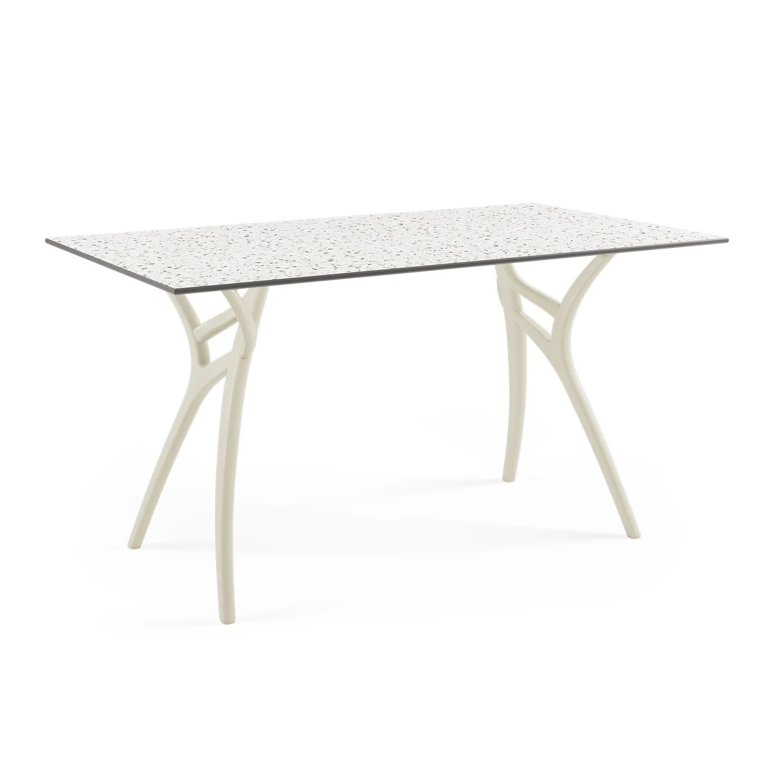 HPL Terrazzo Leg Beige