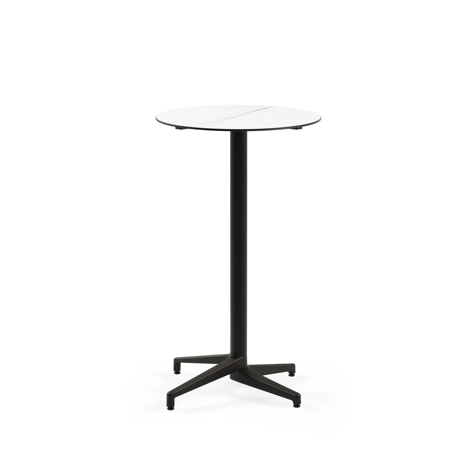 HPL White Marble Base Black