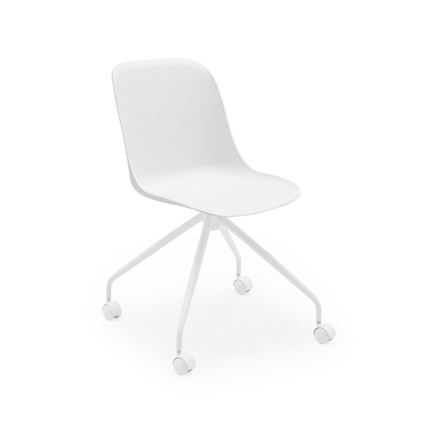 Shell-O Chair Ivory White