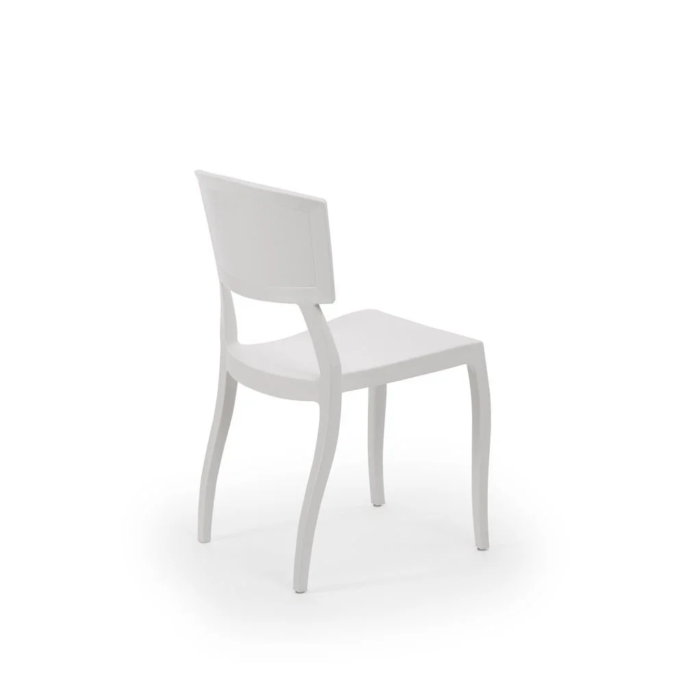 Orient chair white back