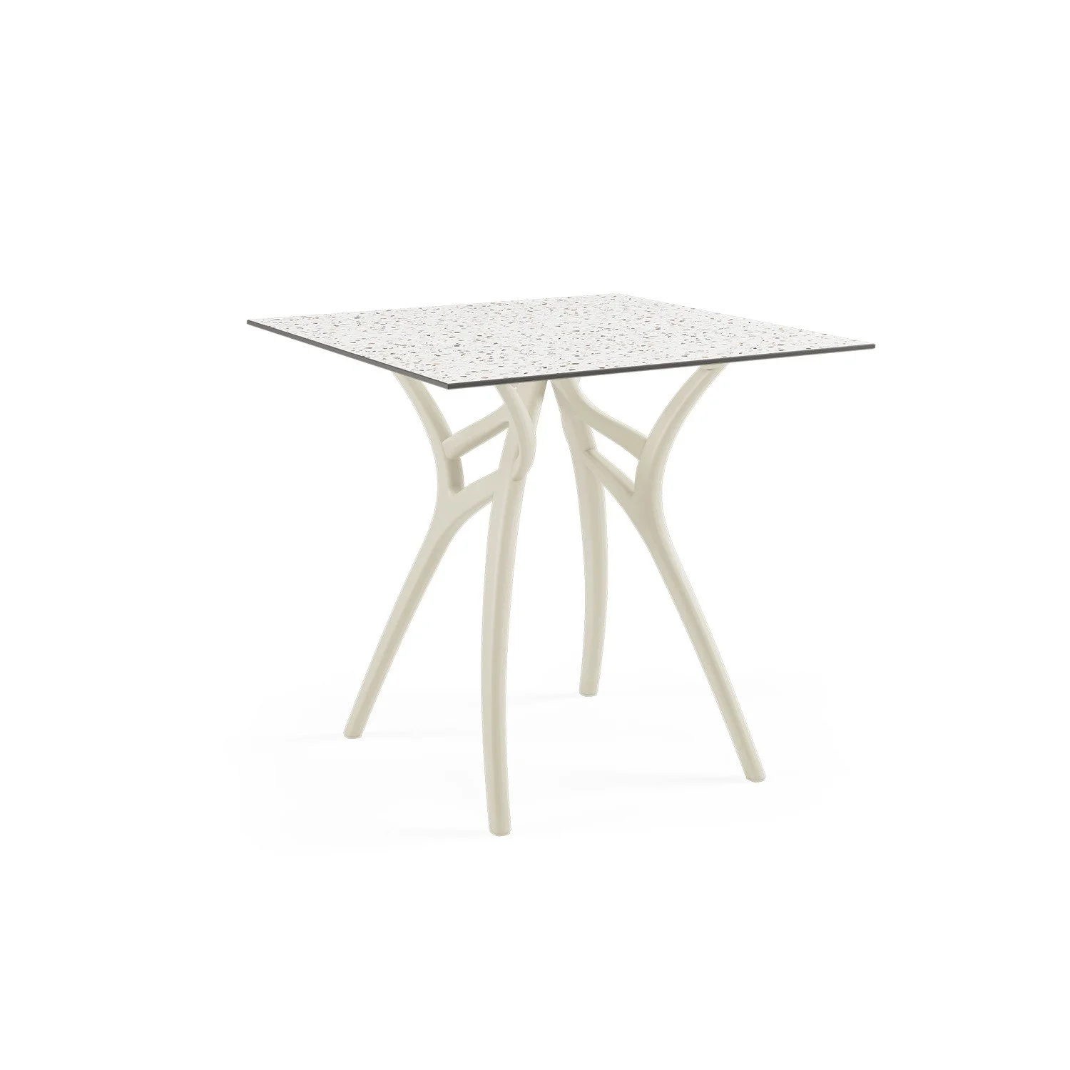 HPL Terrazzo Leg Beige