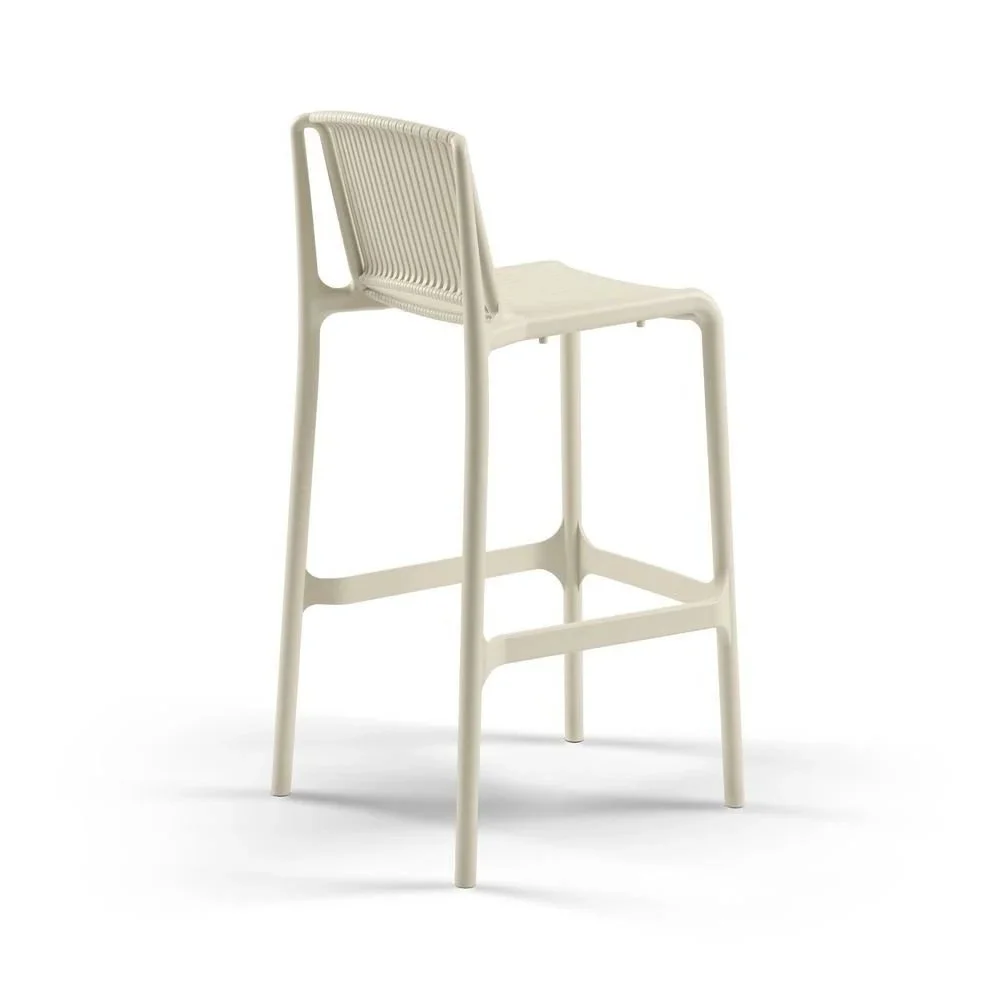 NES Bar Stool Beige back