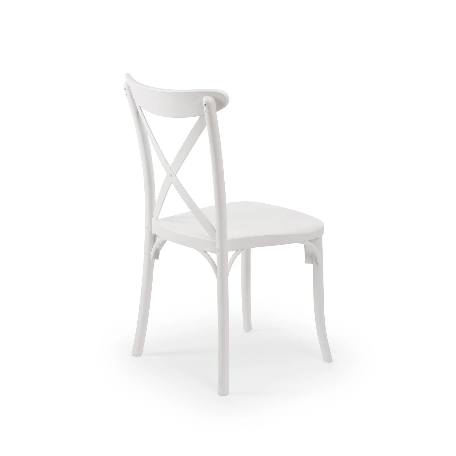 Capri Chair Ivory White back