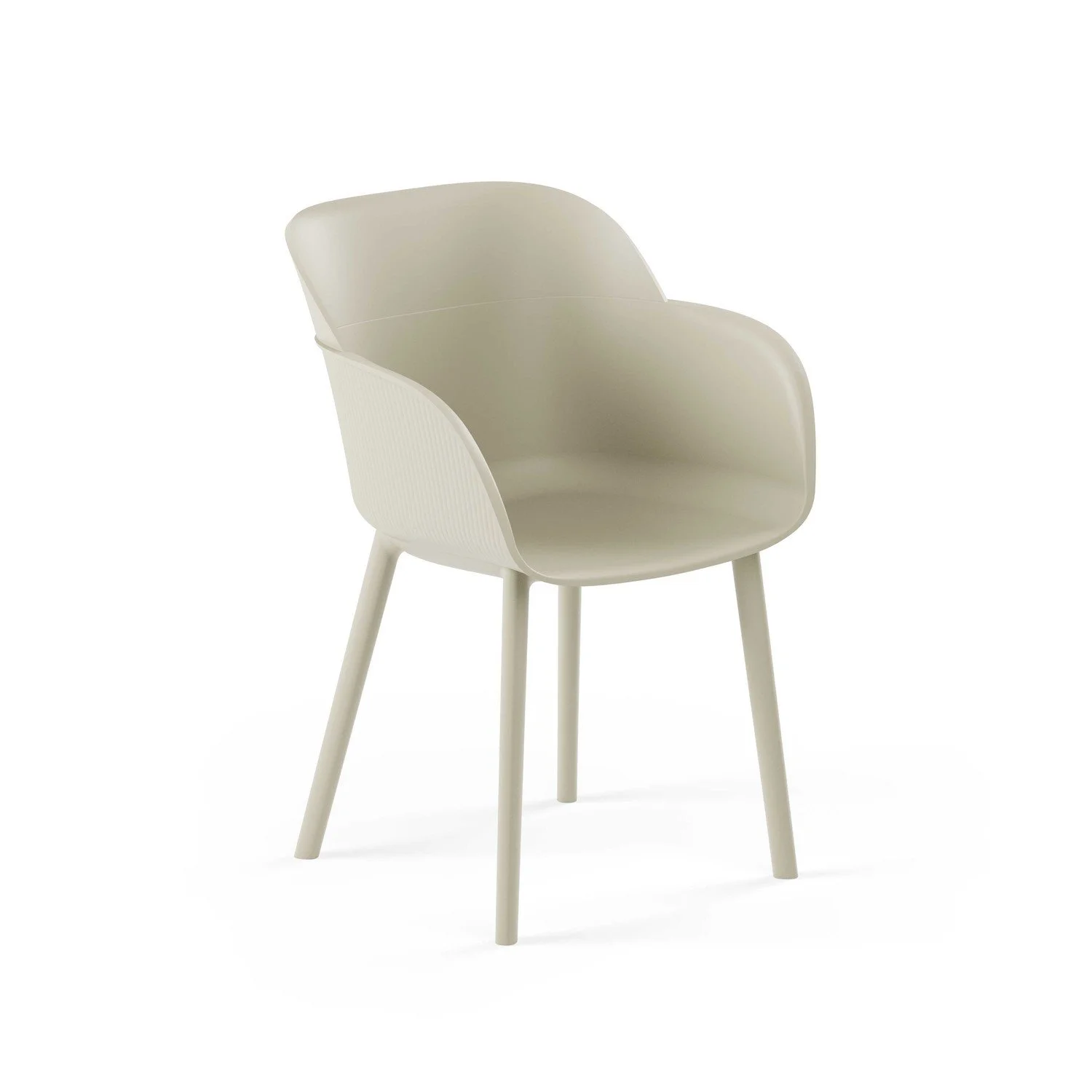 Shell-P Armchair Beige