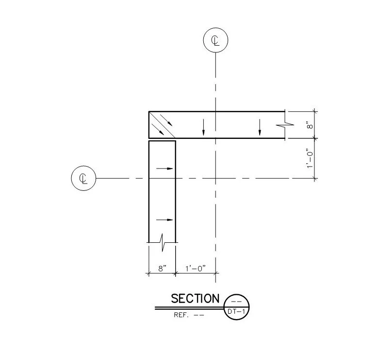 Inside Corner With Slope