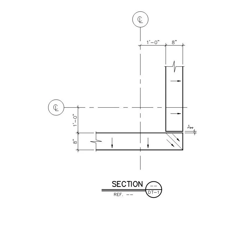 Outside Corner With Slope