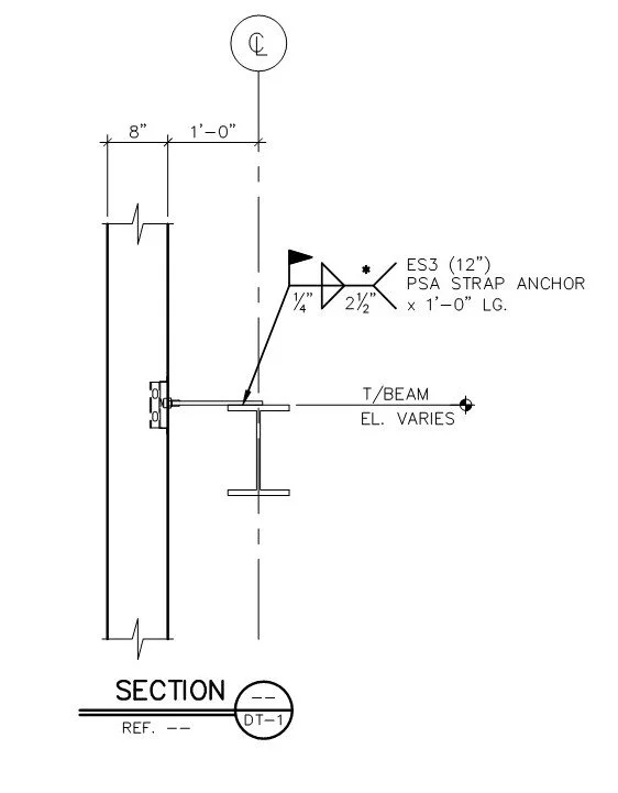 PSA to Steel Beam