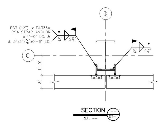 PSA to Steel Column