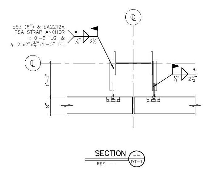 PSA to Steel Column