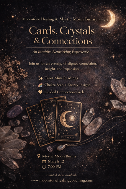Cards, Crystals, & Connections
