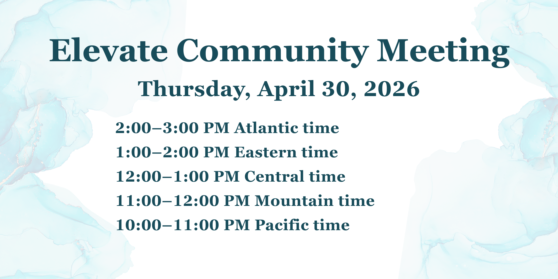 Elevate Community Meeting – Shame & Complex Trauma in EMDR Therapy (April 30, 2026)